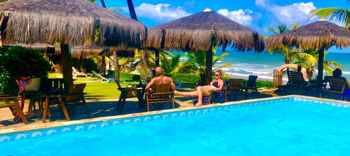Pousada Luar Da Praia Imbassaí Exterior foto