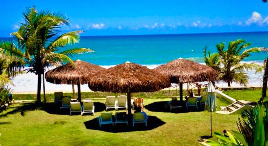 Pousada Luar Da Praia Imbassaí Exterior foto