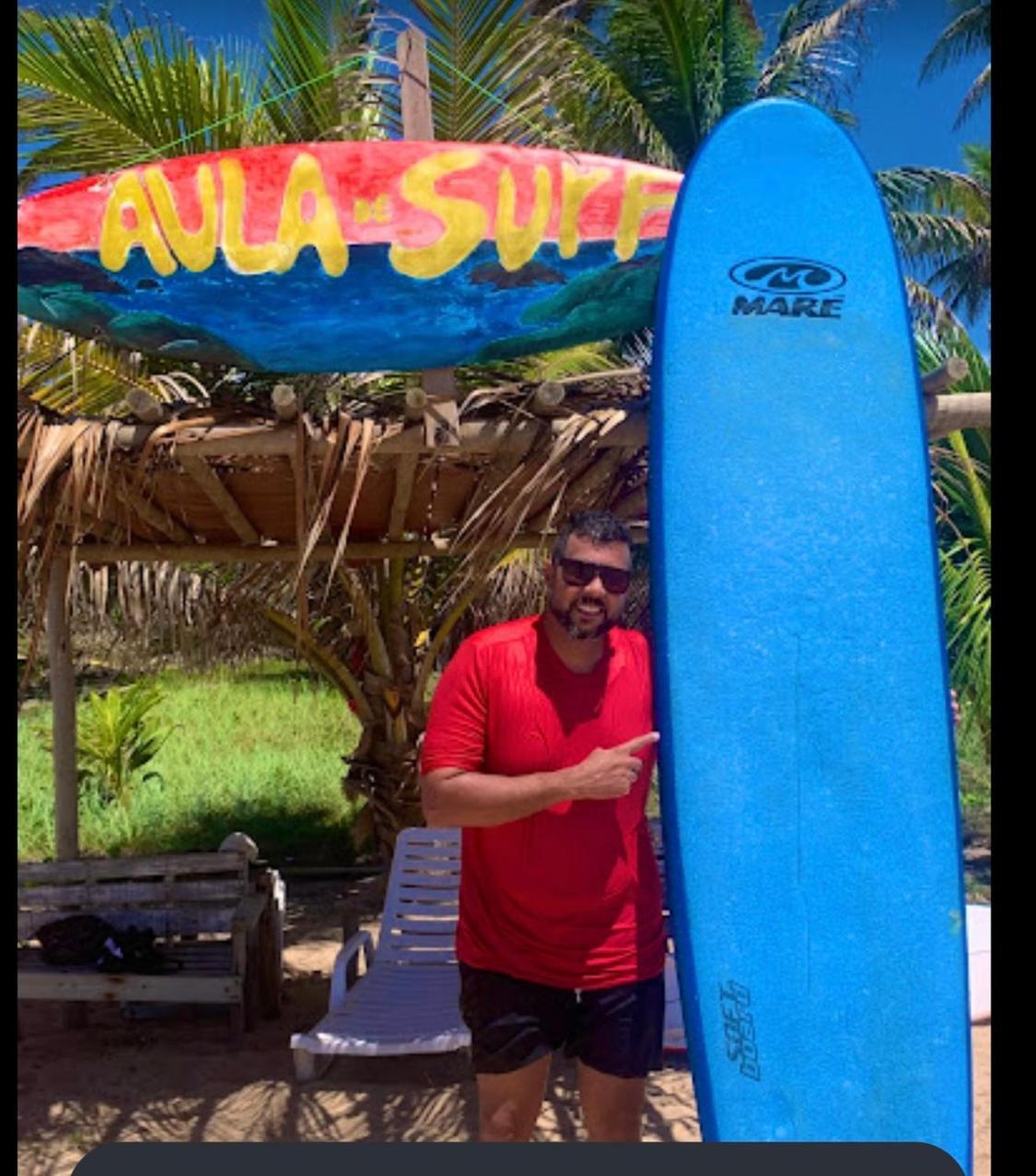 Pousada Luar Da Praia Imbassaí Exterior foto