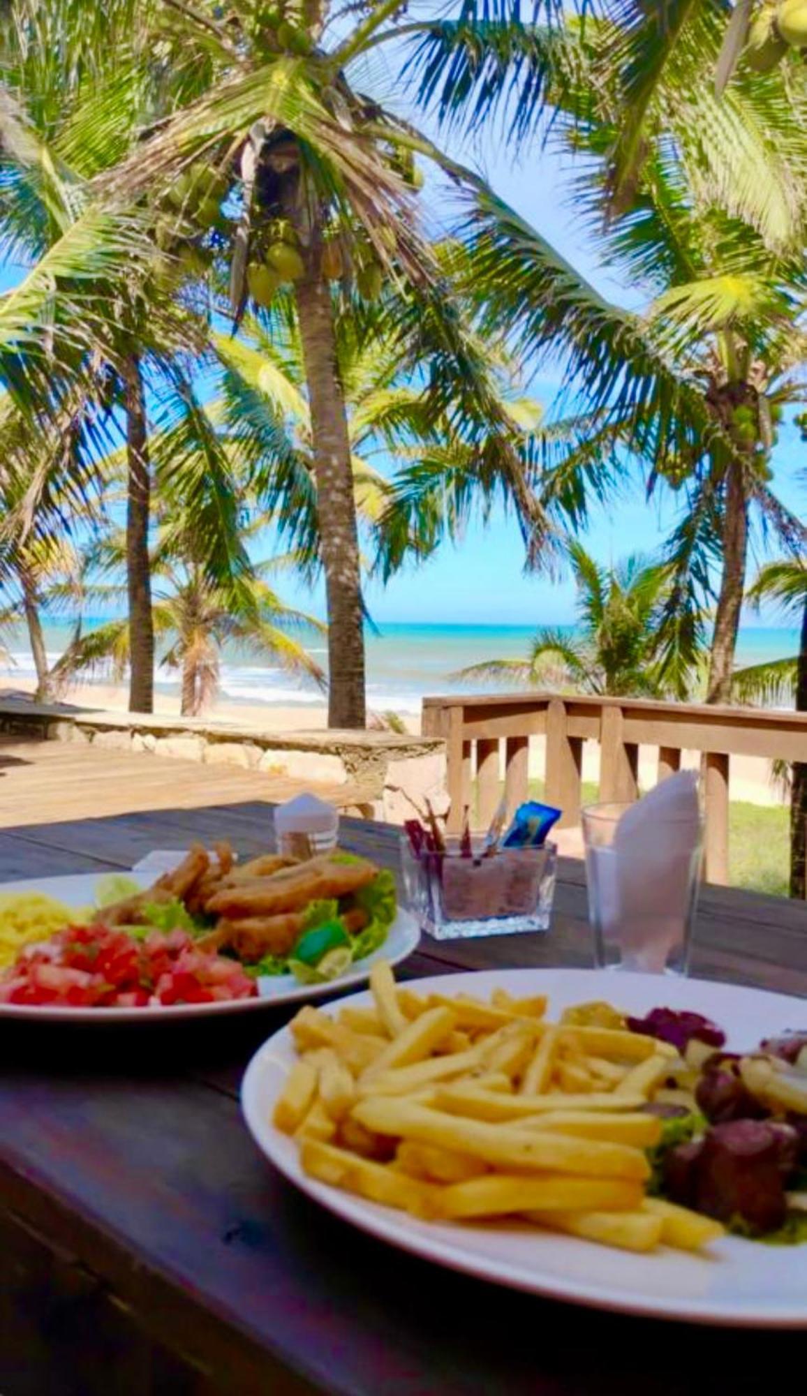 Pousada Luar Da Praia Imbassaí Exterior foto